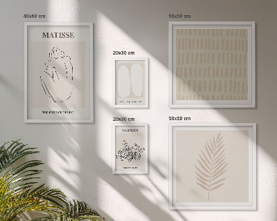 Decorațiune de perete set tablouri Forme în stil minimalist