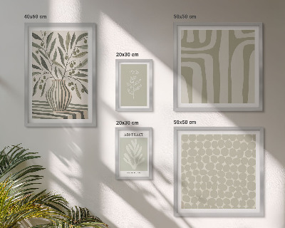 Polyptic înrămat Modele vegetale scandinave