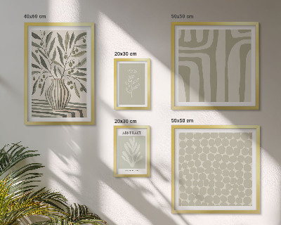 Polyptic înrămat Modele vegetale scandinave