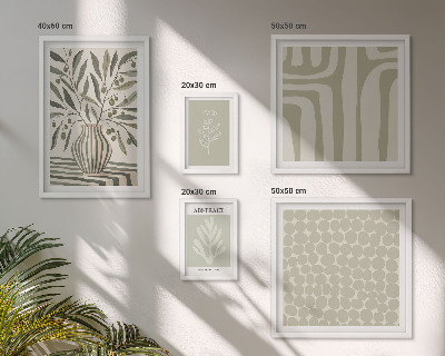 Polyptic înrămat Modele vegetale scandinave