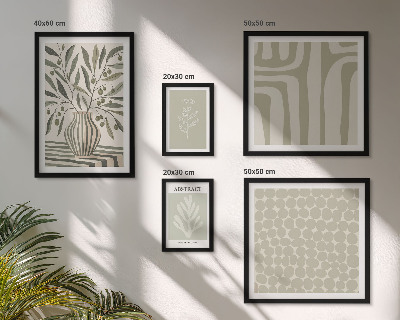Polyptic înrămat Modele vegetale scandinave