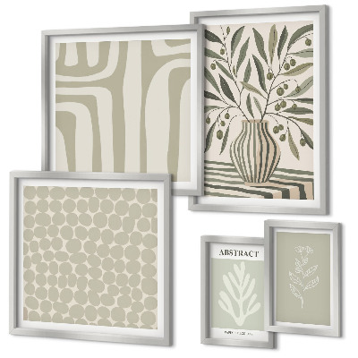 Polyptic înrămat Modele vegetale scandinave