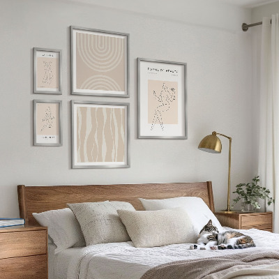 Decorațiune de perete set tablouri Forme minimaliste ale frumuseții