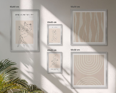 Decorațiune de perete set tablouri Forme minimaliste ale frumuseții