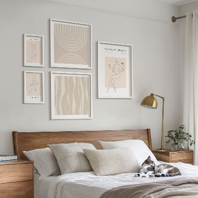 Decorațiune de perete set tablouri Forme minimaliste ale frumuseții