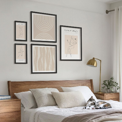 Decorațiune de perete set tablouri Forme minimaliste ale frumuseții