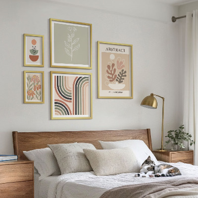 Decorațiune de perete set tablouri Abstracțiuni elegante ale plantelor