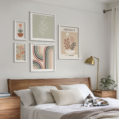 Decorațiune de perete set tablouri Abstracțiuni elegante ale plantelor