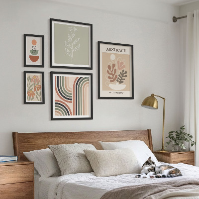Decorațiune de perete set tablouri Abstracțiuni elegante ale plantelor