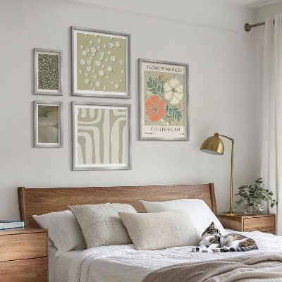 Polyptic înrămat Motive vegetale, modele boho