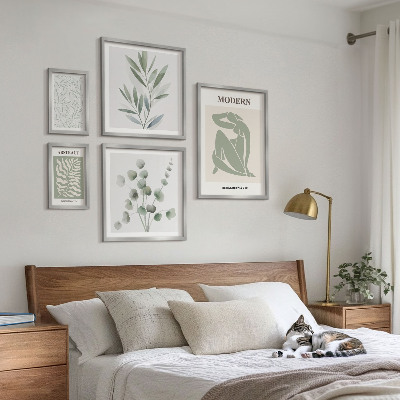 Polyptic înrămat Motive decorative elegante din plante
