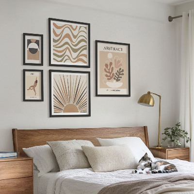 Decorațiune de perete set tablouri Abstracțiuni elegante ale plantelor