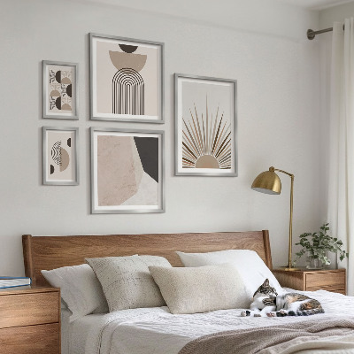 Decorațiune de perete set tablouri Forme geometrice abstracte