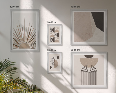 Decorațiune de perete set tablouri Forme geometrice abstracte