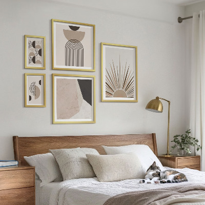 Decorațiune de perete set tablouri Forme geometrice abstracte