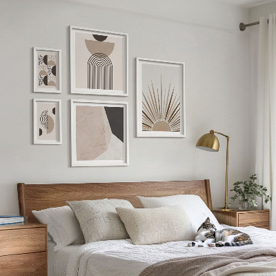 Decorațiune de perete set tablouri Forme geometrice abstracte