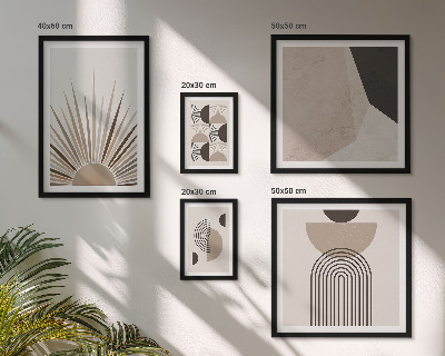 Decorațiune de perete set tablouri Forme geometrice abstracte