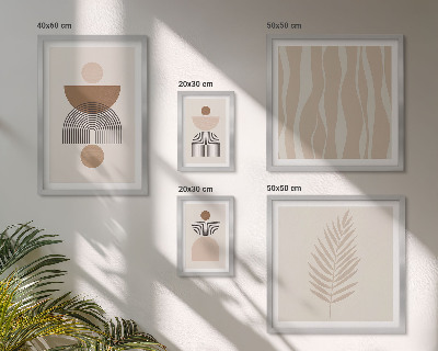 Polyptic înrămat Forme abstracte ale naturii