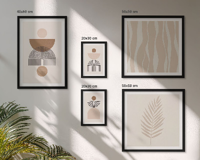 Polyptic înrămat Forme abstracte ale naturii