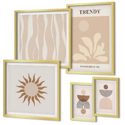 Decorațiune de perete set tablouri Decorațiuni abstracte elegante