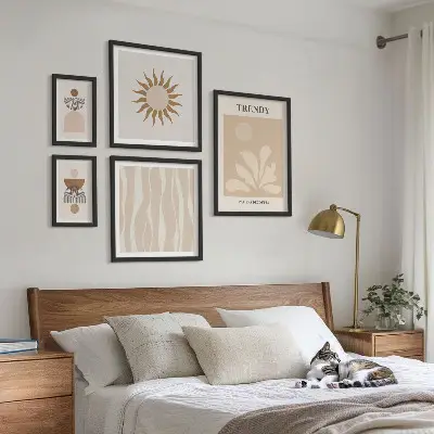 Set de tablouri decorative pentru perete modele abstracte elegante