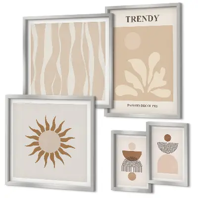 Set de tablouri decorative pentru perete modele abstracte elegante