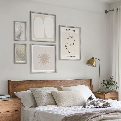 Decorațiune de perete set tablouri Forme minimaliste în stil boho