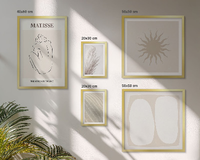 Decorațiune de perete set tablouri Forme minimaliste în stil boho
