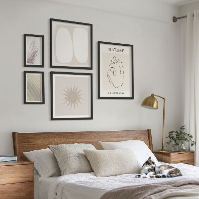 Decorațiune de perete set tablouri Forme minimaliste în stil boho