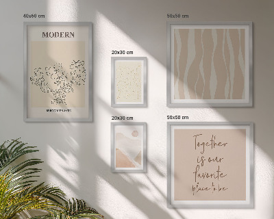 Decorațiune de perete set tablouri Set modern în stil minimalist
