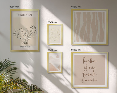 Decorațiune de perete set tablouri Set modern în stil minimalist