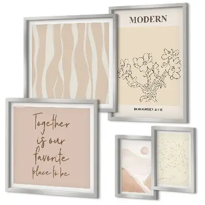 Set de tablouri decorative de perete design modern în stil minimalist