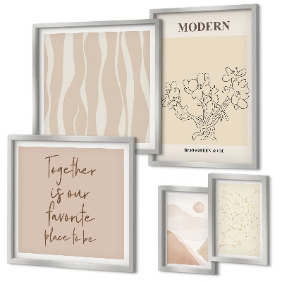 Decorațiune de perete set tablouri Set modern în stil minimalist