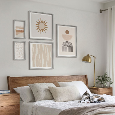 Polyptic înrămat Forme abstracte elegante ale naturii