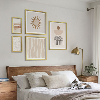 Polyptic înrămat Forme abstracte elegante ale naturii