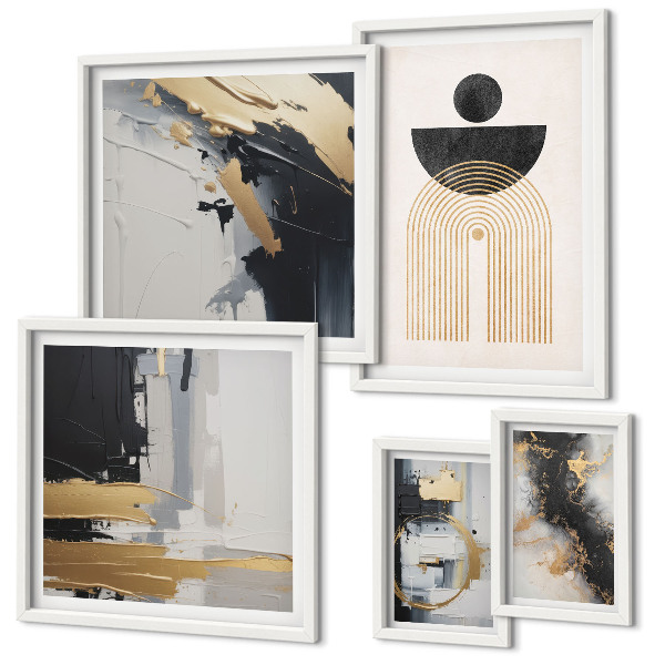 Decorațiune de perete set tablouri Compoziții moderne abstracte