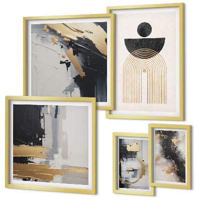 Decorațiune de perete set tablouri Compoziții moderne abstracte