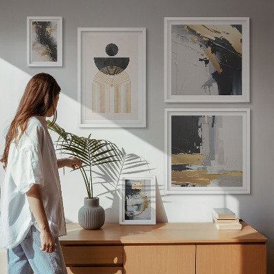 Decorațiune de perete set tablouri Compoziții moderne abstracte