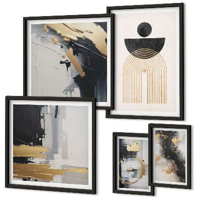 Decorațiune de perete set tablouri Compoziții moderne abstracte