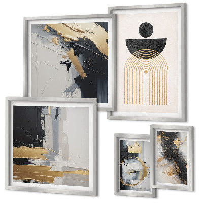 Decorațiune de perete set tablouri Compoziții moderne abstracte