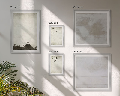 Decorațiune de perete set tablouri Stol industrial de păsări