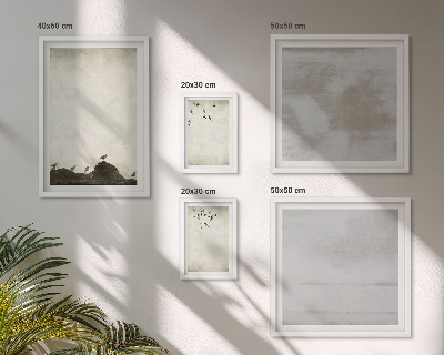 Decorațiune de perete set tablouri Stol industrial de păsări
