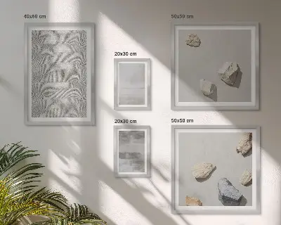 Tablou înrămat cu texturi minimaliste moderne