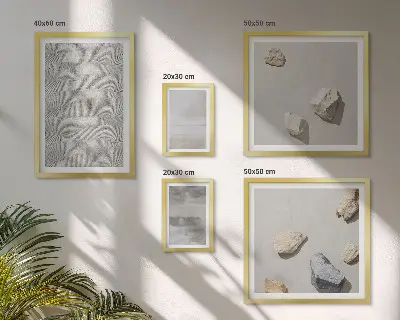 Tablou înrămat cu texturi minimaliste moderne