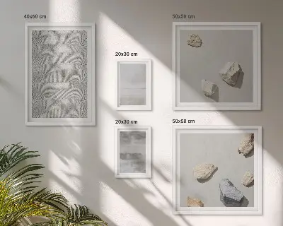 Tablou înrămat cu texturi minimaliste moderne
