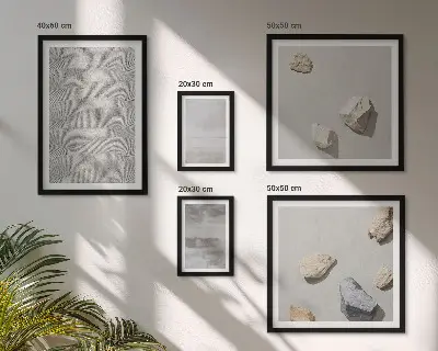 Tablou înrămat cu texturi minimaliste moderne