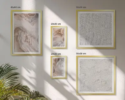 Set de tablouri decorative pentru perete modele cu textură de marmură și piatră