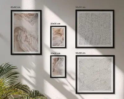 Set de tablouri decorative pentru perete modele cu textură de marmură și piatră