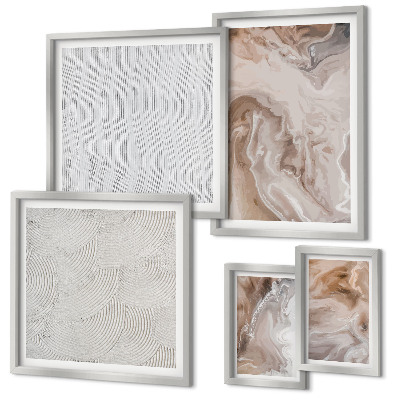 Decorațiune de perete set tablouri Modele de marmură cu textură de piatră