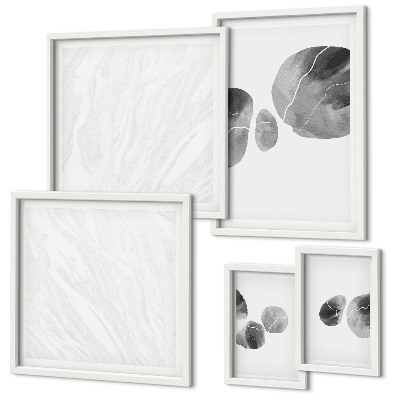 Decorațiune de perete set tablouri Pictură pete de vopsea abstractă